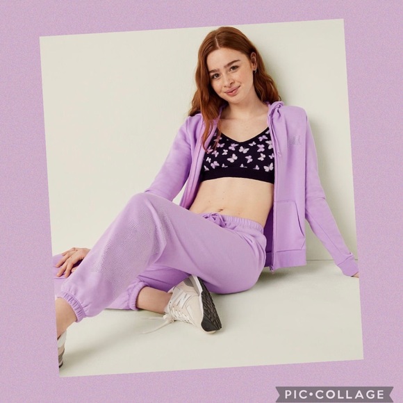 VS PINK OUTFIT Victoria's Secret PINK Bling
FullZip & Matching Joggers size L XL - Picture 11 of 12